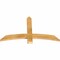Ekena Millwork Bellingham Rough Sawn Timber Gable Bracket, Western Red Cedar, 48"W x 28"H x 2"D x 4"F, 14/12 Pitch GBW048X28X0204BEL00RWR - alternate 4